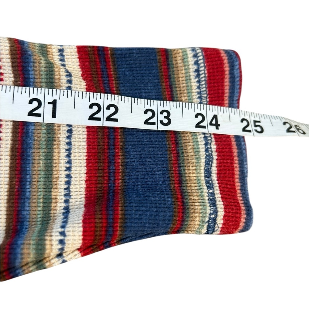 Ralph Lauren LRL Jeans Co. Southwestern Aztec Striped Drop-Waist Midi Dress 2X - Picture 10 of 11